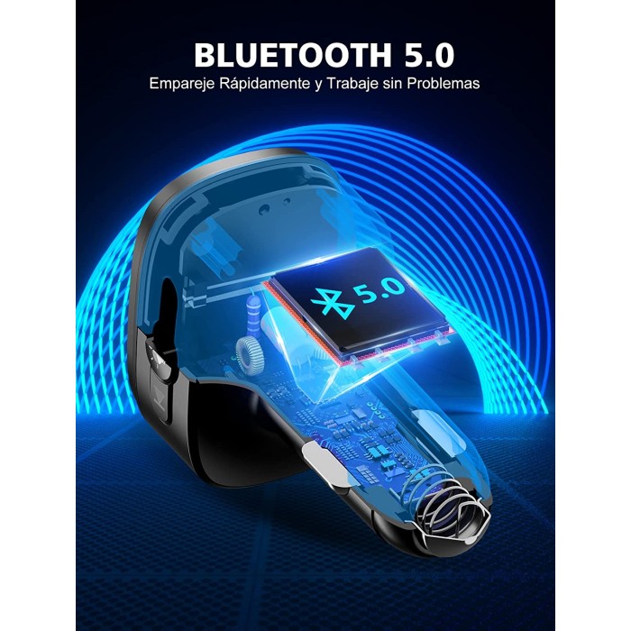 Mohard Transmetteur FM Bluetooth 5.3 Voiture, [PD 30W & QC3.0 18W