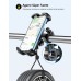 Mohard Soporte Movil Bicicleta, [Nunca Se Cae] Anti Vibración Soporte Movil Moto Montaña con Rotación 360° para ATV Scooter Compatible con iPhone 13 Pro Max/12, Galaxy S22 y Otro 4.7-6.8" Móvil