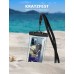 Mohard Wasserdichte Handyhülle, Unterwasser IPX8 Wasserfeste Handytasche mit Umhängeband für Schwimmen & Tauchen, Waterproof Phone Case Kompatibel mit iPhone 13/12/11/XR/XS, Galaxy bis zu 7" - 2 Stück