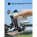 Mohard Handyhalterung Fahrrad, Abnehmbare Handyhalterung Motorrad, [Einhandbedienung & Schnellmontage] Edelstahl Anti-Vibration Handyhalter Fahrradlenker mit 360° Drehbar für 4,5-7,2 Zoll Smartphone