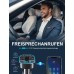 Mohard Bluetooth FM Transmitter, KFZ Bluetooth Adapter Auto Radio FM Transmitter, Autoladegerät Zigarettenanzünder mit Freisprechen, 2 USB-Anschlüsse (5V/2,4A & 1A), Unterstützt TF Karte & USB-Stick