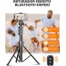 Mohard Tripode para Movil, 142cm Selfie Stick de Aluminio Portátil Ligero con Control Remoto Inalámbrico y Clip Universal, Palo Selfie Tripode Compatible con iPhone 13 Pro Max/12/11, Samsung, Cámaras