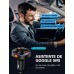 Mohard Transmisor FM Bluetooth Coche, QC3.0 Cargador Rápido Adaptador Bluetooth Jack, Manos Libres Conector Bluetooth Coche con 7 Colores Retroiluminados LED & 2 USB, Soporte Unidad USB & Tarjeta TF