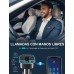 Mohard Transmisor FM Bluetooth Coche, Adaptador Bluetooth Radio Coche Manos Libres, Inalámbrico Reproductor MP3 Mechero Coche, Puertos USB Duales (5V/2.4A & 1A), Soporte Tarjeta TF y Unidad Flash USB