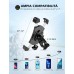 Mohard Porta Cellulare Bici, Porta Cellulare Moto in Acciaio Inox Anti-Shake, Staccabile & Ruotabile a 360° Supporto Telefono Bicicletta Compatible con iPhone 13 Pro Max/12/11, 4.5-7.2" Telefoni 