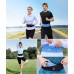 Mohard Laufgürtel Handy, Bauchtasche Sport Damen & Herren mit 3 Taschen, Verstellbarem Laufgürtel, Handytasche Joggen Running Belt Passt für Alle Smartphones zum Gehen, Joggen, Radfahren-Blau