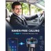 Mohard Bluetooth Voiture, Type-C PD 20W Transmetteur FM Bluetooth à Charge Rapide avec Appels Mains Libres, Adaptateur Bluetooth Voiture Lecteur de Musique Prise en Charge de Carte TF et Disque USB