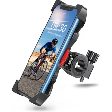 Mohard Soporte Movil Bicicleta, [360°Rotación & Antivibración] Universal Soporte Móvil Moto, Porta movil Bicicleta Compatible con iPhone 13 Pro Max/13 Pro/13 Mini/Samsung & Otros 3.5-6.7" Smartphones